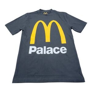 Palace x McDonald's Logo Archers Mens Size Small Black Yellow